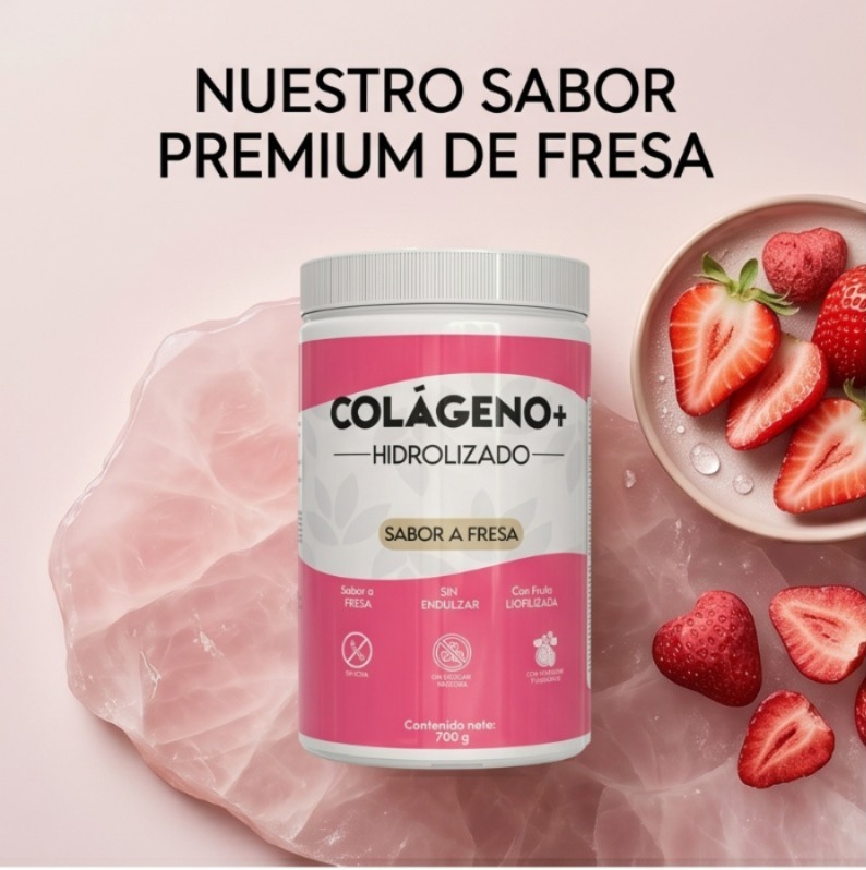 COLAGENO HIDROLIZADO SABOR FRESA 700G